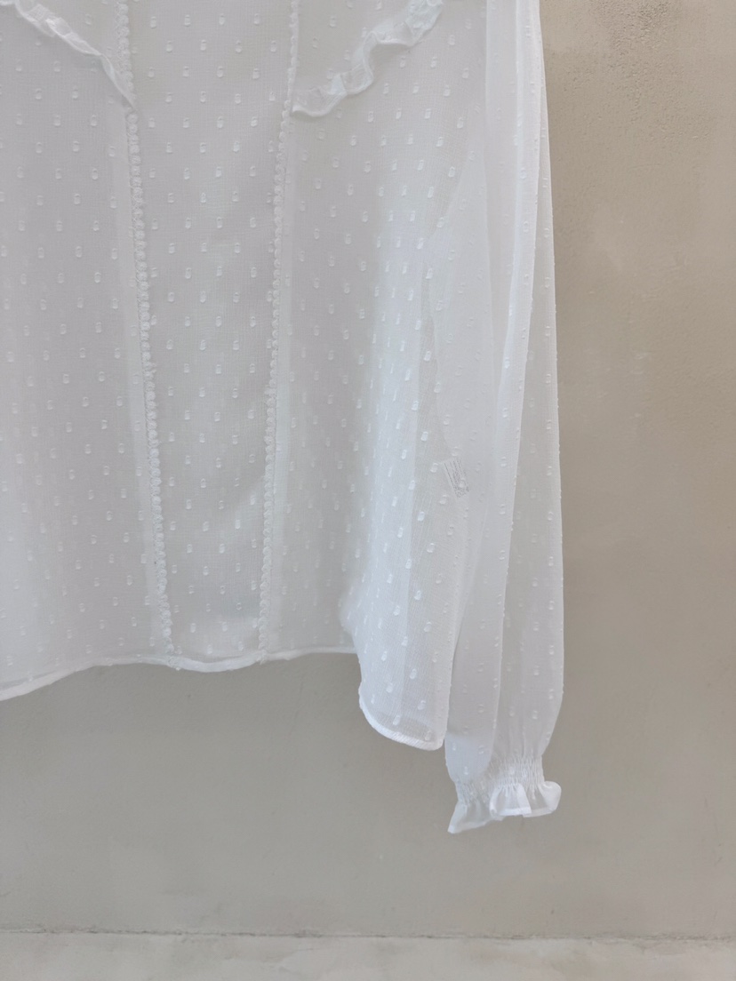 LAUNDRY韓國直郵東大門實拍女裝新款休閑25春夏人氣襯衫蕾絲衫LAUNDRY襯衫/蕾絲衫