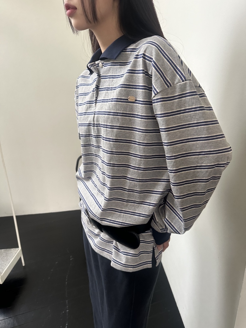MURMUR韓國直郵東大門實拍女裝新品25春夏推薦時尚人氣長袖T恤MURMUR長袖T恤