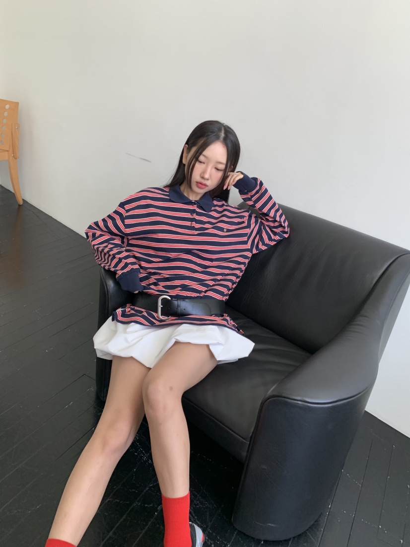 MURMUR韓國直郵東大門實拍女裝新品25春夏推薦時尚人氣長袖T恤MURMUR長袖T恤
