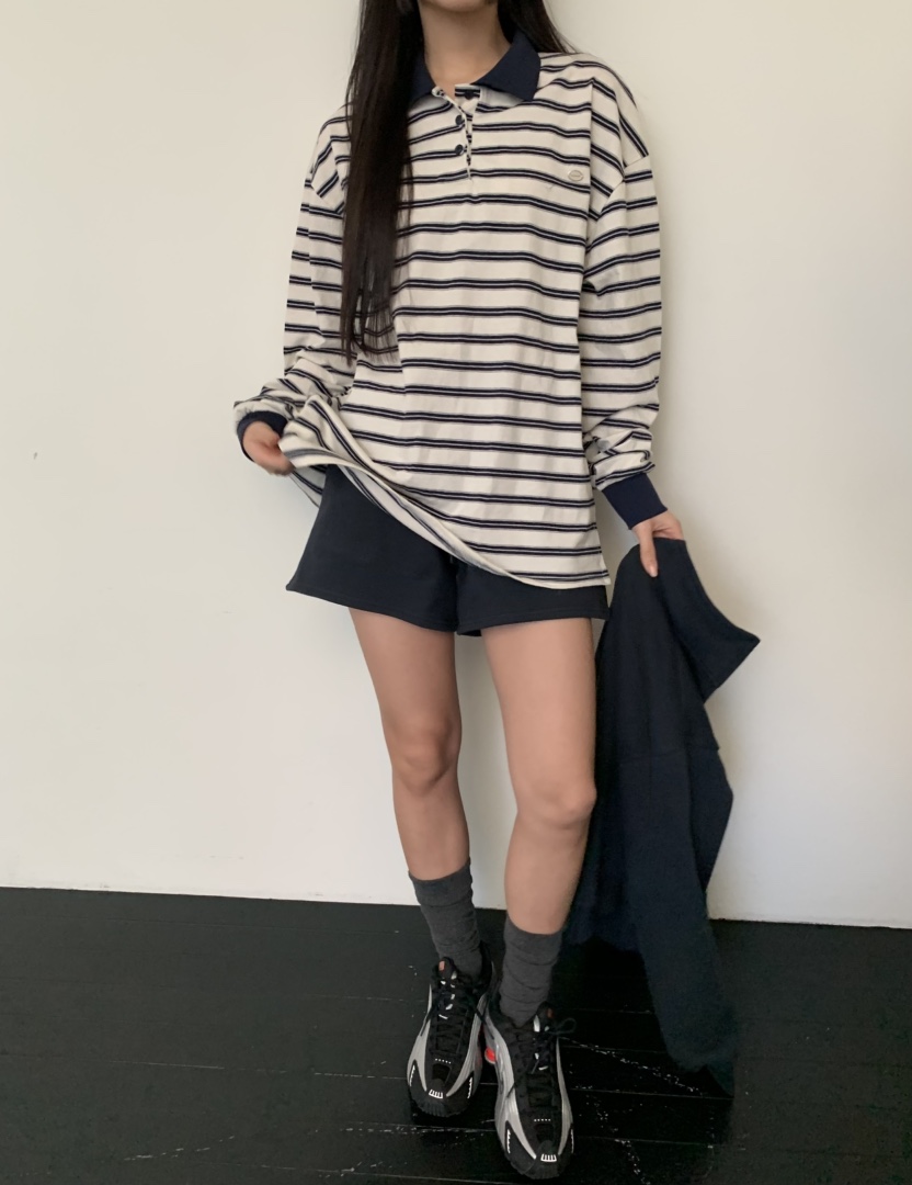 MURMUR韓國直郵東大門實拍女裝新品25春夏推薦時尚人氣長袖T恤MURMUR長袖T恤