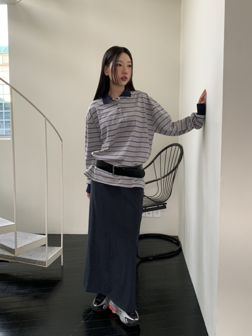 MURMUR韓國直郵東大門實拍女裝新品25春夏推薦時尚人氣長袖T恤MURMUR長袖T恤