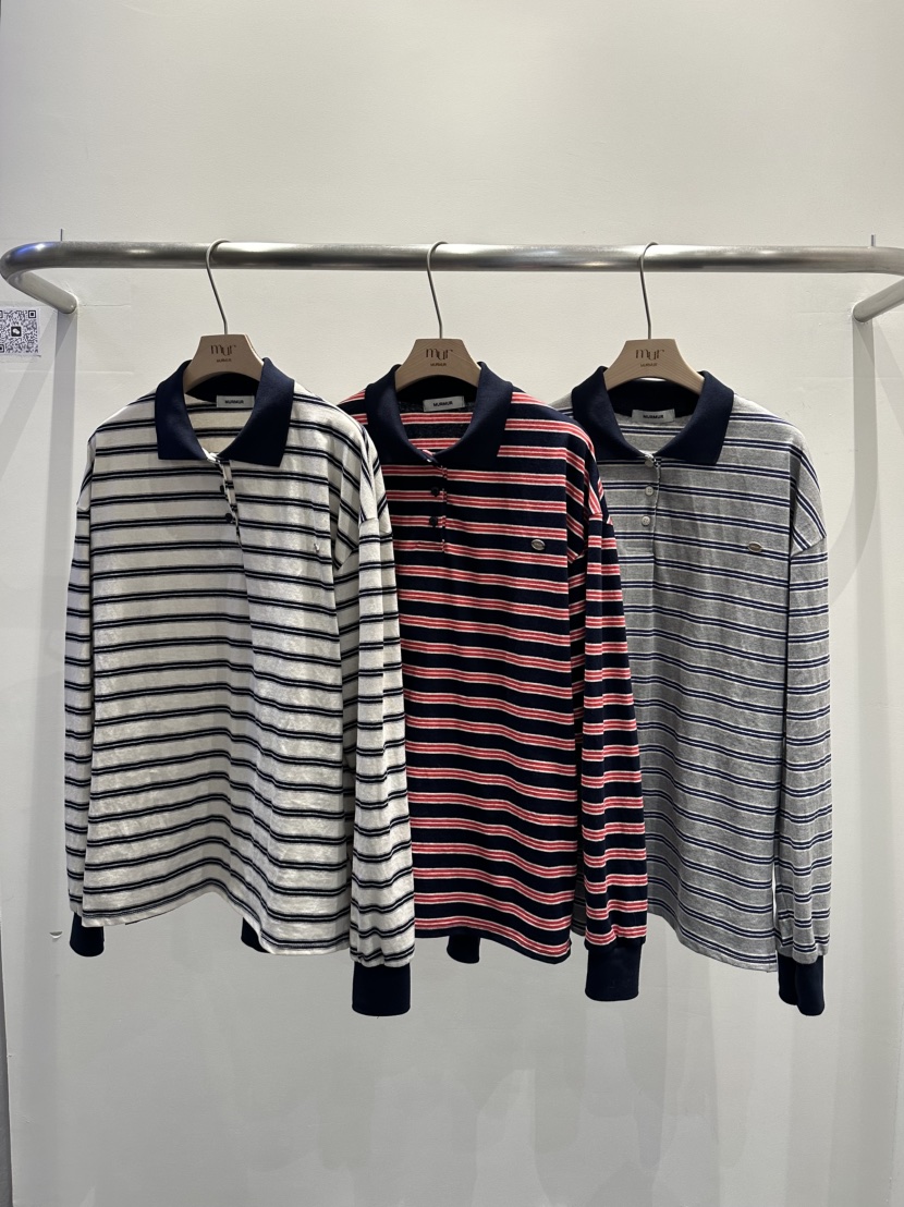 MURMUR韓國直郵東大門實拍女裝新品25春夏推薦時尚人氣長袖T恤MURMUR長袖T恤