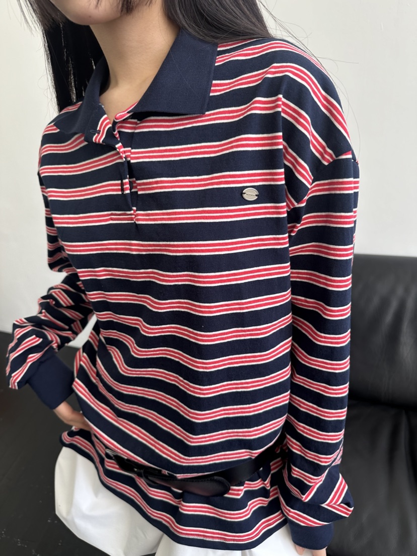 MURMUR韓國直郵東大門實拍女裝新品25春夏推薦時尚人氣長袖T恤MURMUR長袖T恤圖色2