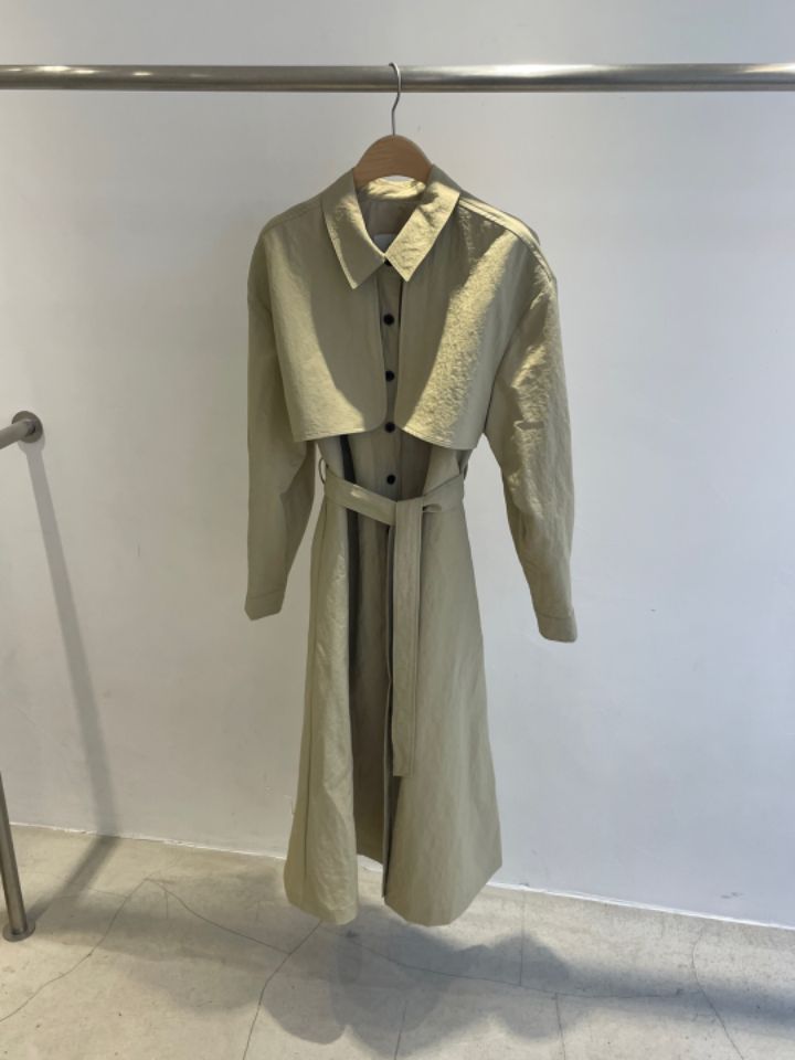CALLIT韓國直郵女裝新款休閑25春夏真品職業時尚推薦長款風衣CALLIT長款風衣圖色2