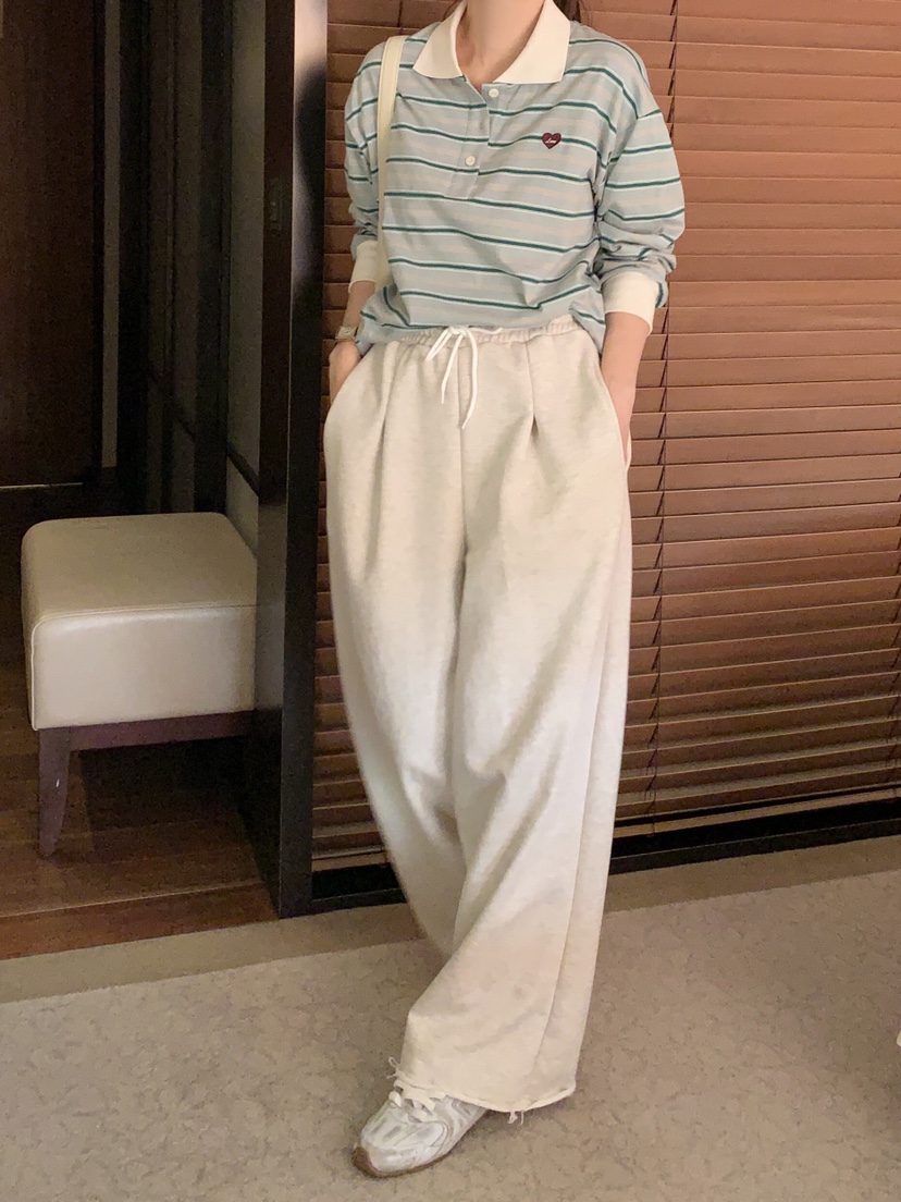 FORMSTUDIO韓國代購女裝新款熱賣時尚真品人氣休閑休閑褲喇叭FORMSTUDIO休閑褲