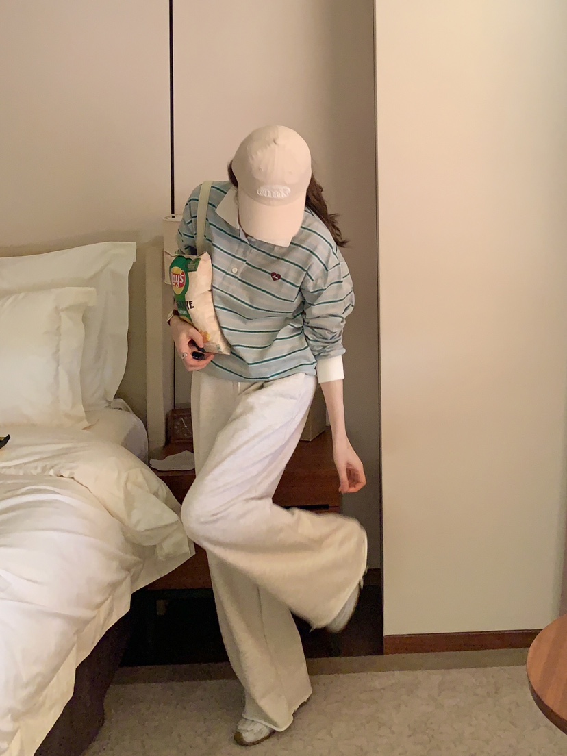 FORMSTUDIO韓國代購女裝新款熱賣時尚真品人氣休閑休閑褲喇叭FORMSTUDIO休閑褲