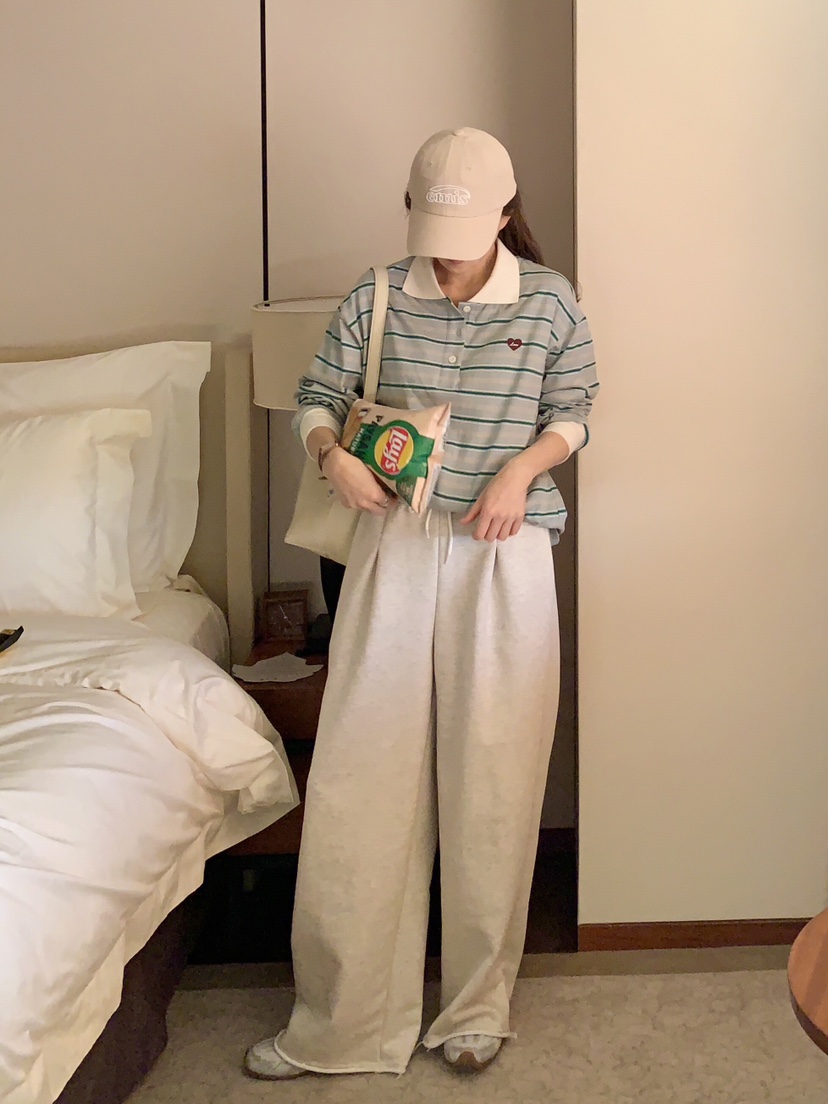 FORMSTUDIO韓國代購女裝新款熱賣時尚真品人氣休閑休閑褲喇叭FORMSTUDIO休閑褲