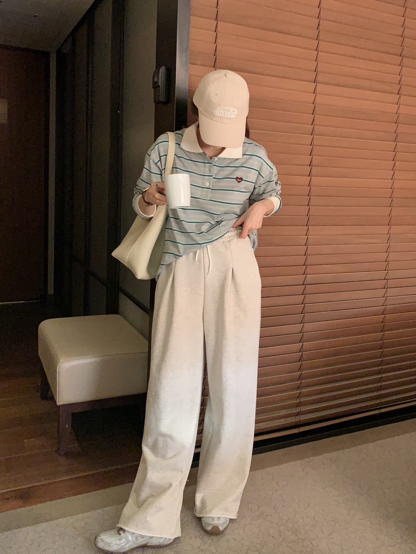 FORMSTUDIO韓國代購女裝新款熱賣時尚真品人氣休閑休閑褲喇叭FORMSTUDIO休閑褲
