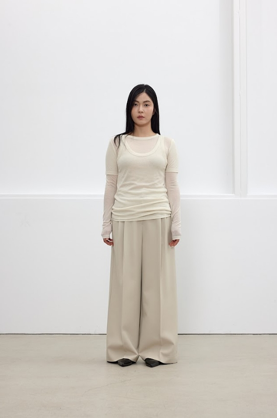 LE-PPL東大門實拍女裝新品推薦真品休閑熱賣25春夏正裝褲西褲LE-PPL正裝褲/西褲
