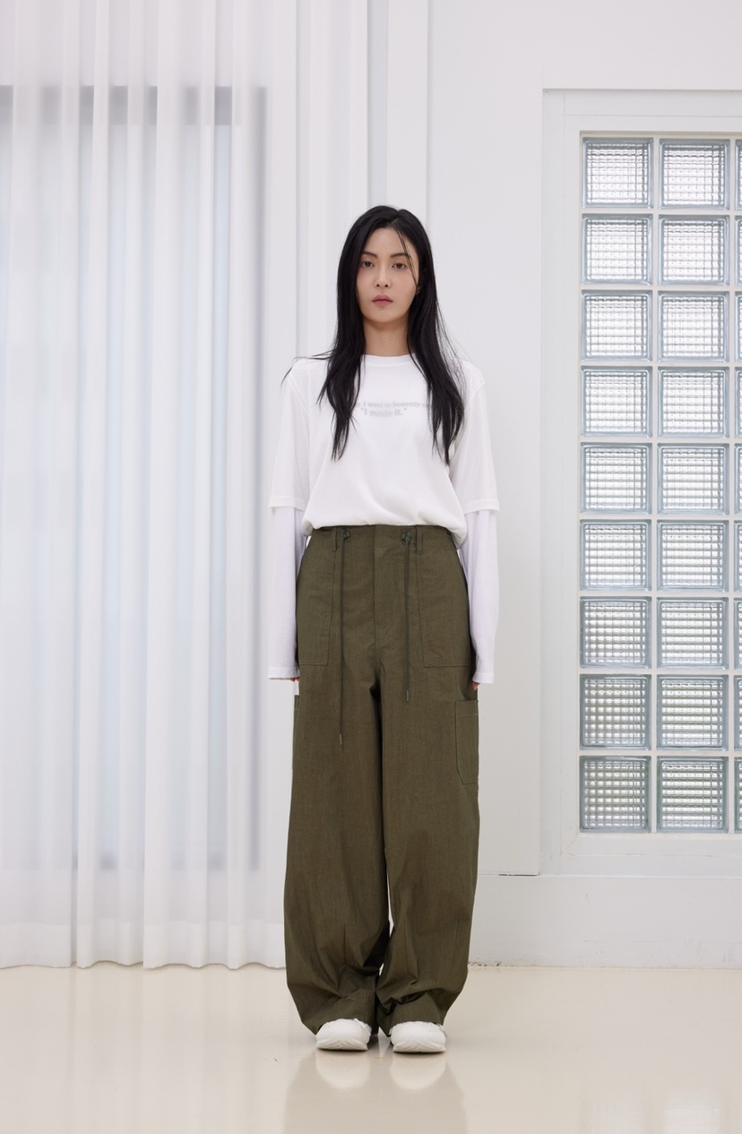 LE-PPL東大門實拍女裝新品25春夏人氣休閑熱賣時尚真品休閑褲LE-PPL休閑褲