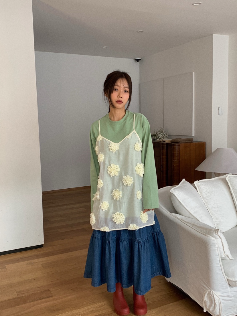 CAMEL-P韓國直郵女裝新品25春夏長袖T恤Came_l 家長袖T恤
