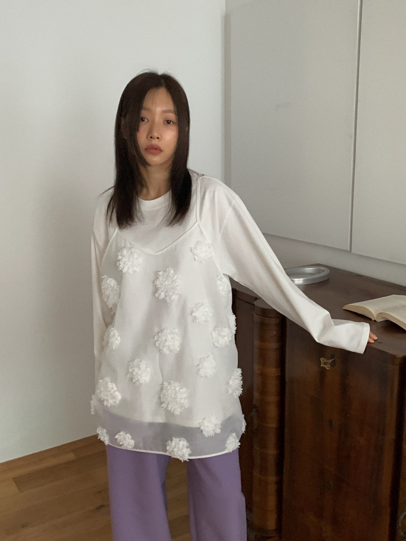 CAMEL-P韓國直郵女裝新品25春夏長袖T恤Came_l 家長袖T恤