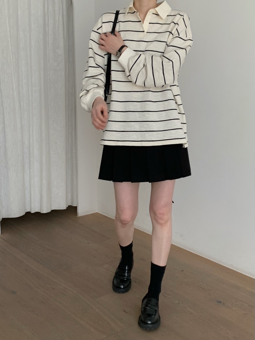 JUEDE(此品牌容易投訴)韓國代購女裝新款25春夏時尚長袖T恤JUEDE長袖T恤