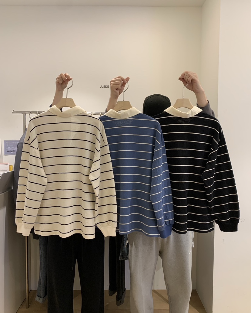 JUEDE(此品牌容易投訴)韓國代購女裝新款25春夏時尚長袖T恤JUEDE長袖T恤