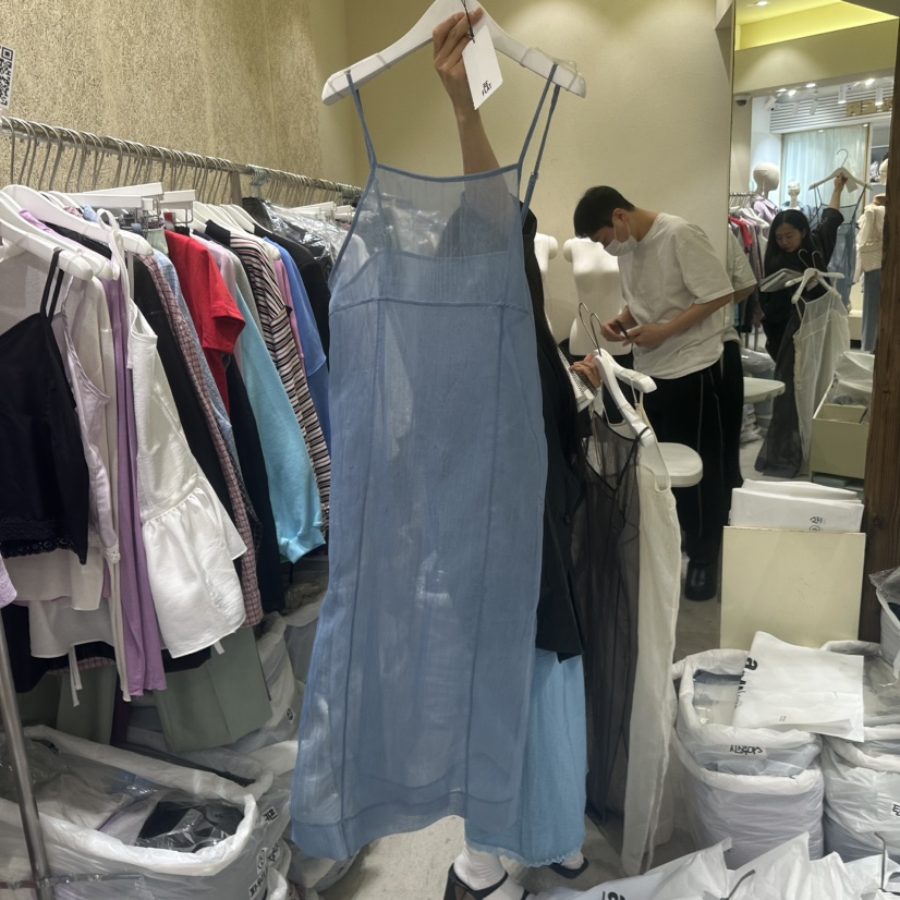 REFLAT東大門代購女裝新品職業熱賣時尚25春夏推薦連衣裙透視REFLAT連衣裙圖色3