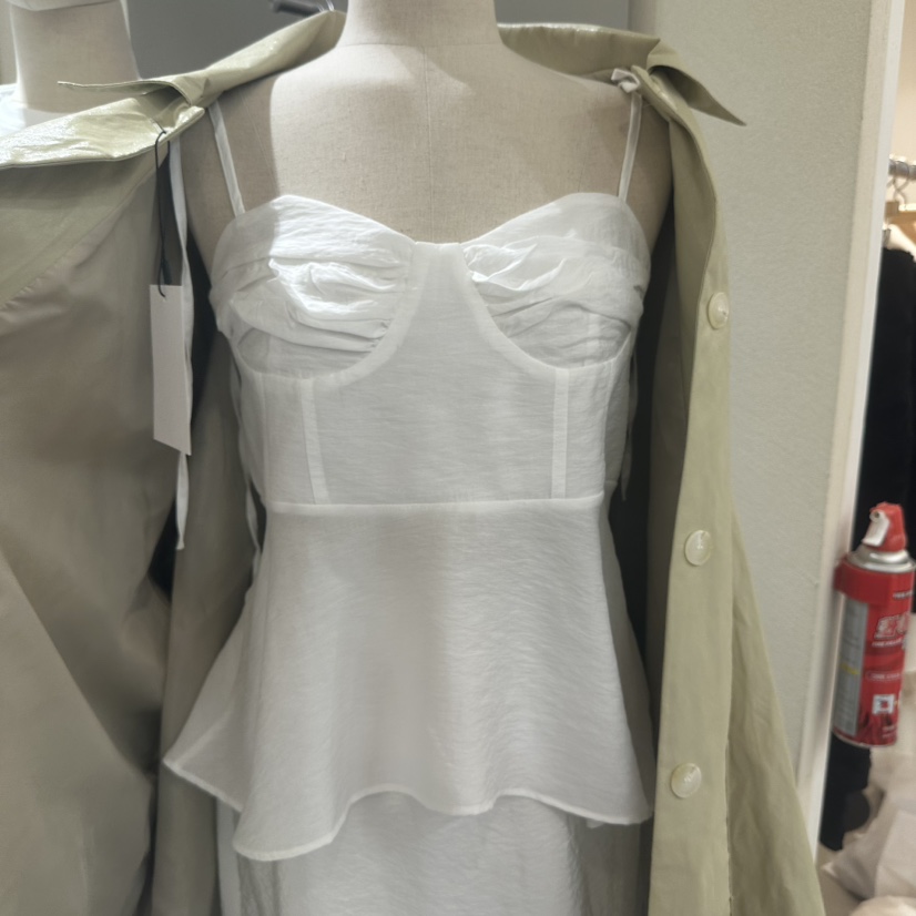 REFLAT韓國代購女裝新款時尚推薦職業25春夏真品吊帶背心天絲REFLAT吊帶/背心圖色1