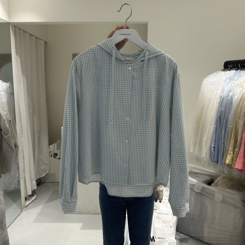 LORING RE I東大門直郵女士新品熱賣人氣25春夏襯衫蕾絲衫LORING RE-I/BARE襯衫/蕾絲衫圖色2