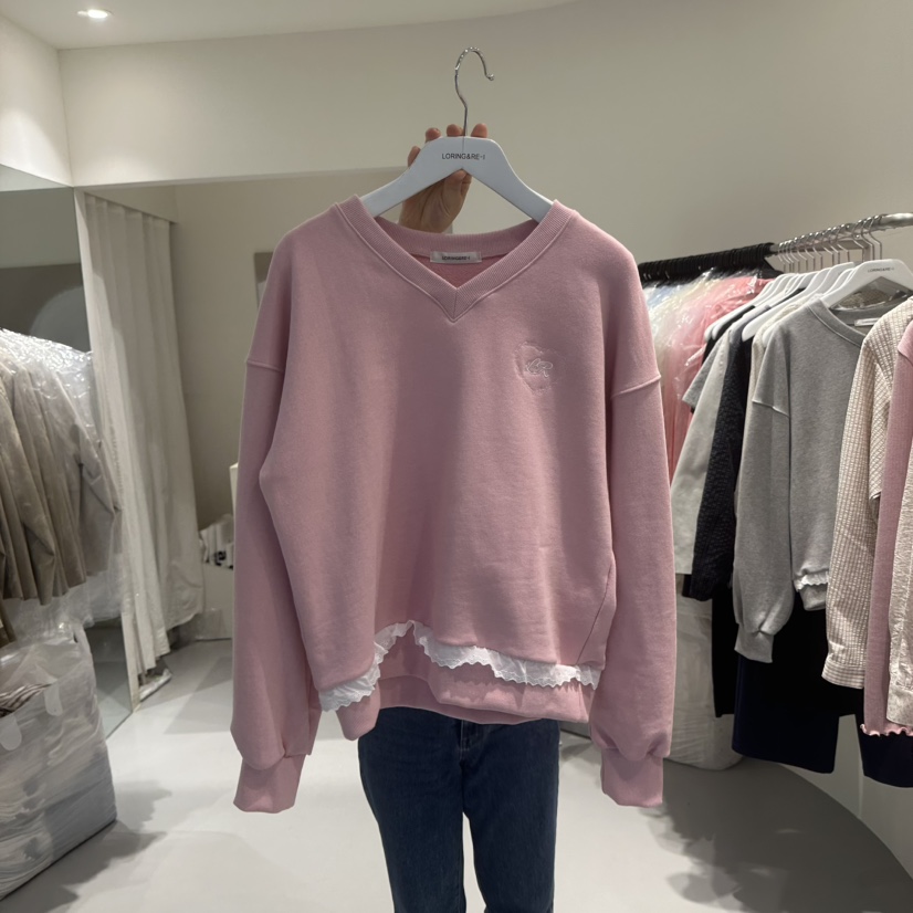 LORING RE I東大門代購女士新品人氣時尚職業25春夏休閑衛衣LORING RE-I/BARE衛衣