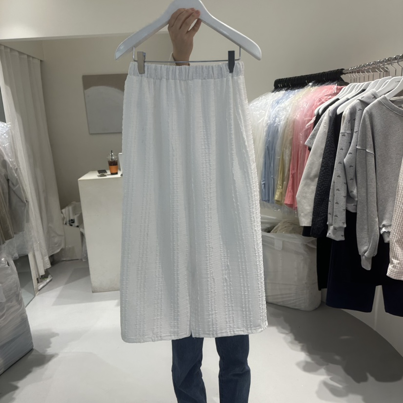 LORING RE I韓國代購女裝新品休閑時尚25春夏人氣熱賣長裙LORING RE-I/BARE長裙