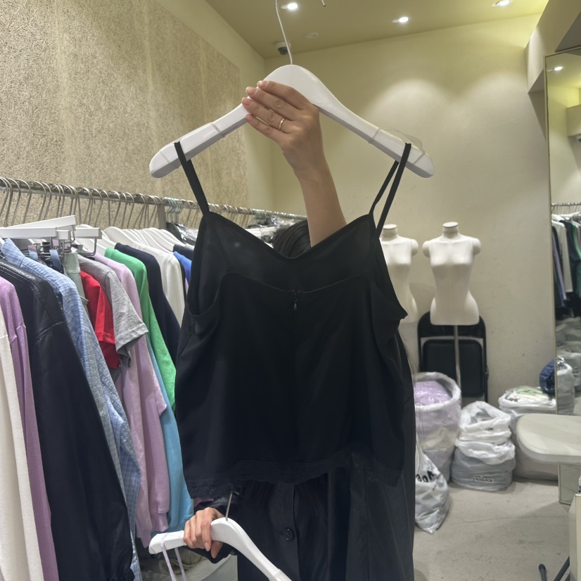 REFLAT東大門實拍女裝新款推薦熱賣真品時尚25春夏吊帶背心REFLAT吊帶/背心