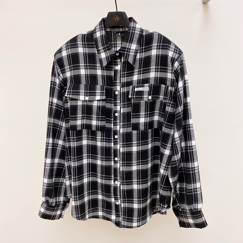 LONE STAR韓國直郵女士新款熱賣休閑人氣25春夏襯衫蕾絲衫FLAT襯衫/蕾絲衫圖色2