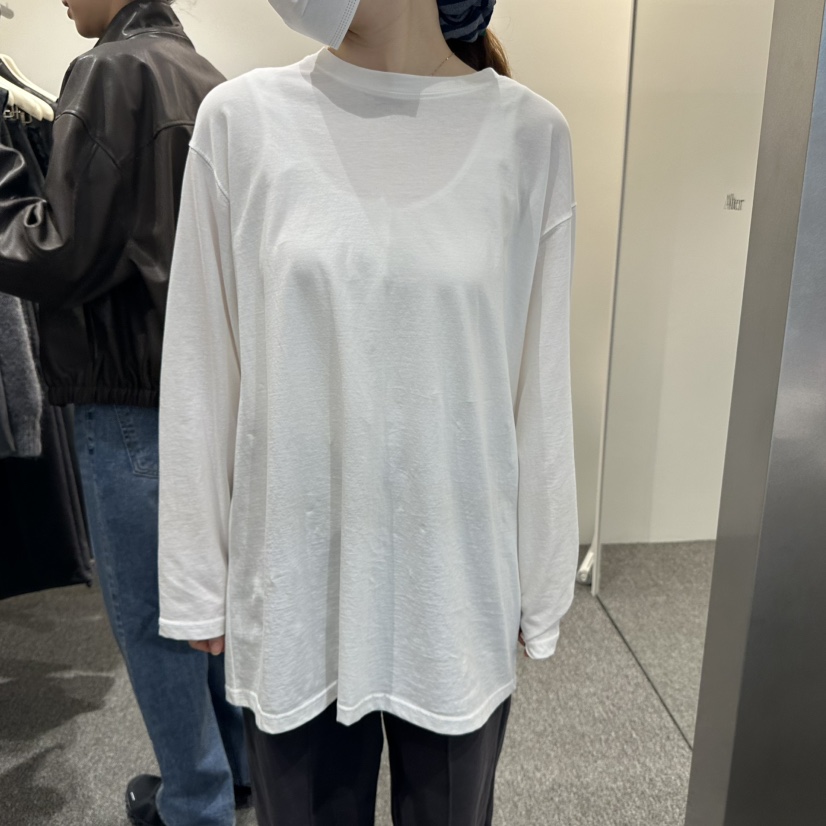 ALTER韓國代購女士新品休閑25春夏真品時尚職業長袖T恤羊絨Alter長袖T恤圖色1