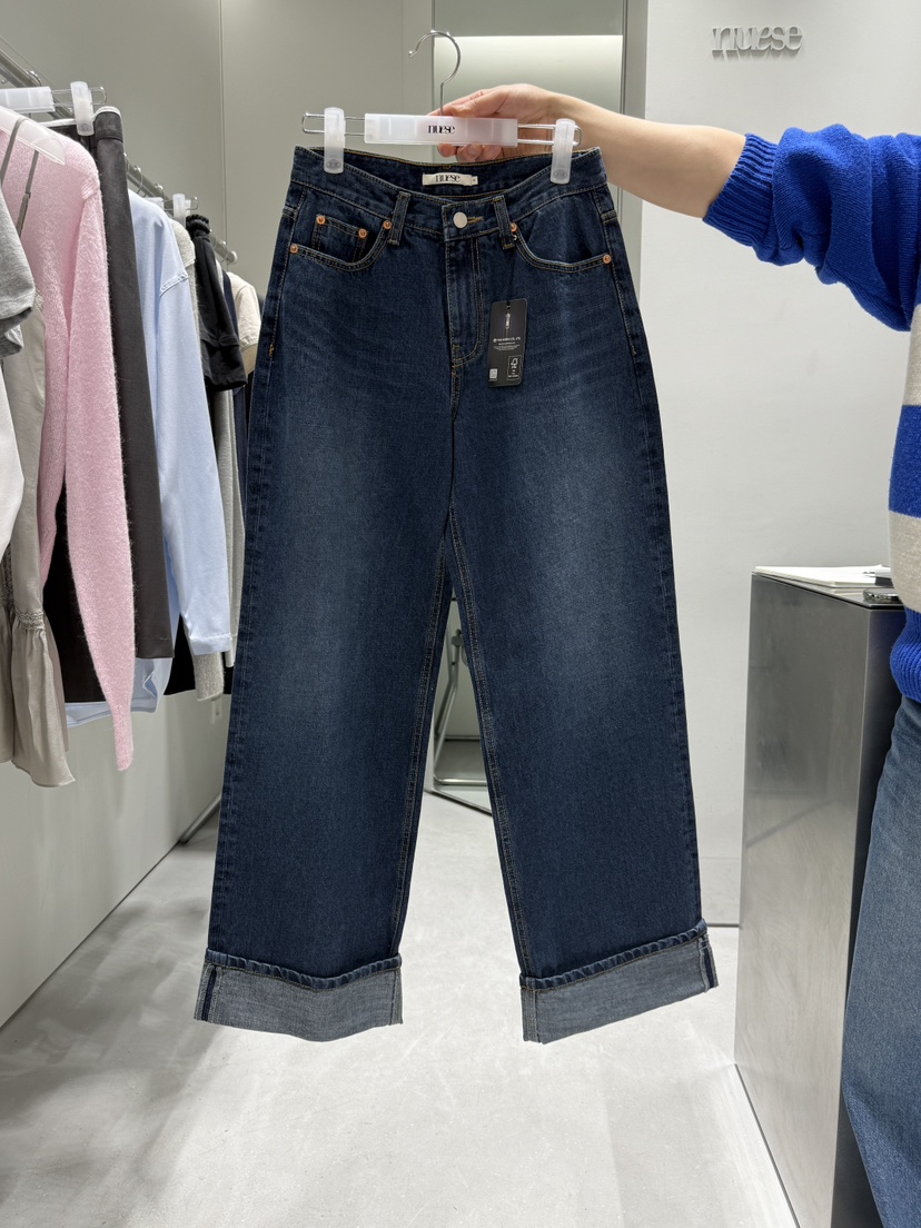 NUESE東大門直郵女士新品真品人氣時尚熱賣休閑職業推薦牛仔褲NUESE牛仔褲圖色1