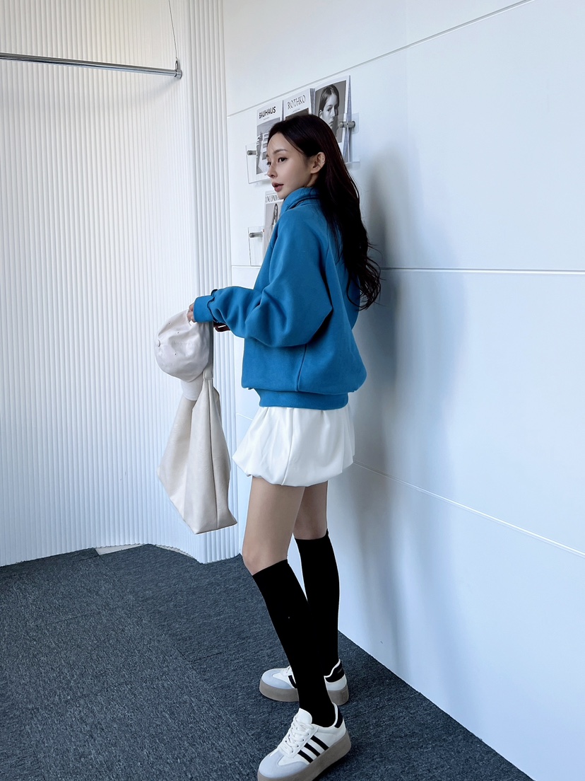 CLOTH韓國代購女裝新款時尚休閑推薦真品熱賣25春夏人氣短裙CLOTH短裙