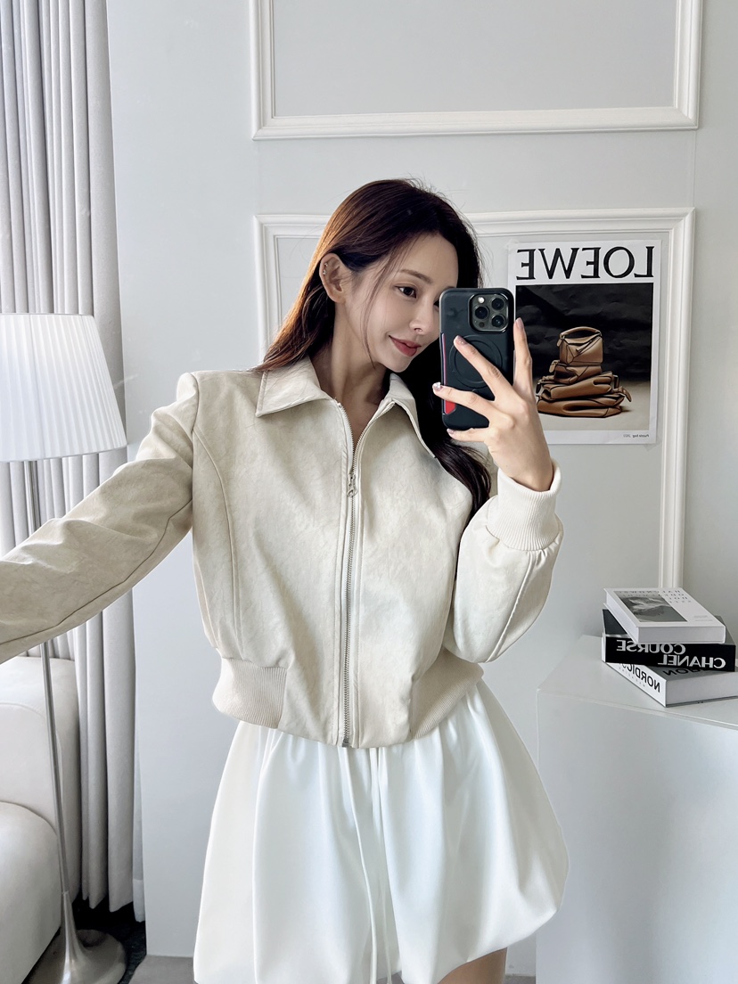 CLOTH東大門代購女裝新款休閑推薦真品時尚人氣熱賣夾克皮革CLOTH夾克