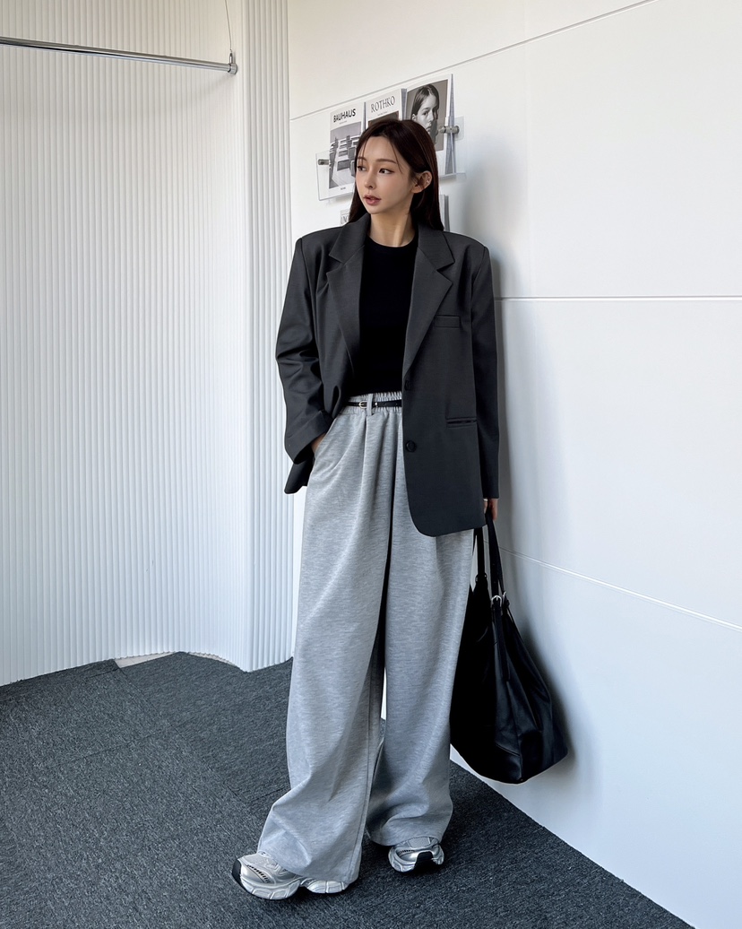 CLOTH韓國直郵女士新品職業熱賣推薦時尚休閑25春夏人氣休閑褲CLOTH休閑褲