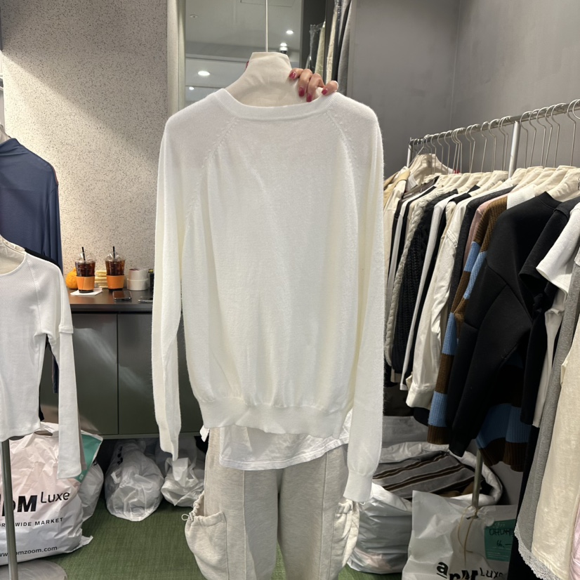 AMOEBA韓國直郵女士新品時尚休閑人氣真品熱賣推薦職業針織衫AMOEBA針織衫