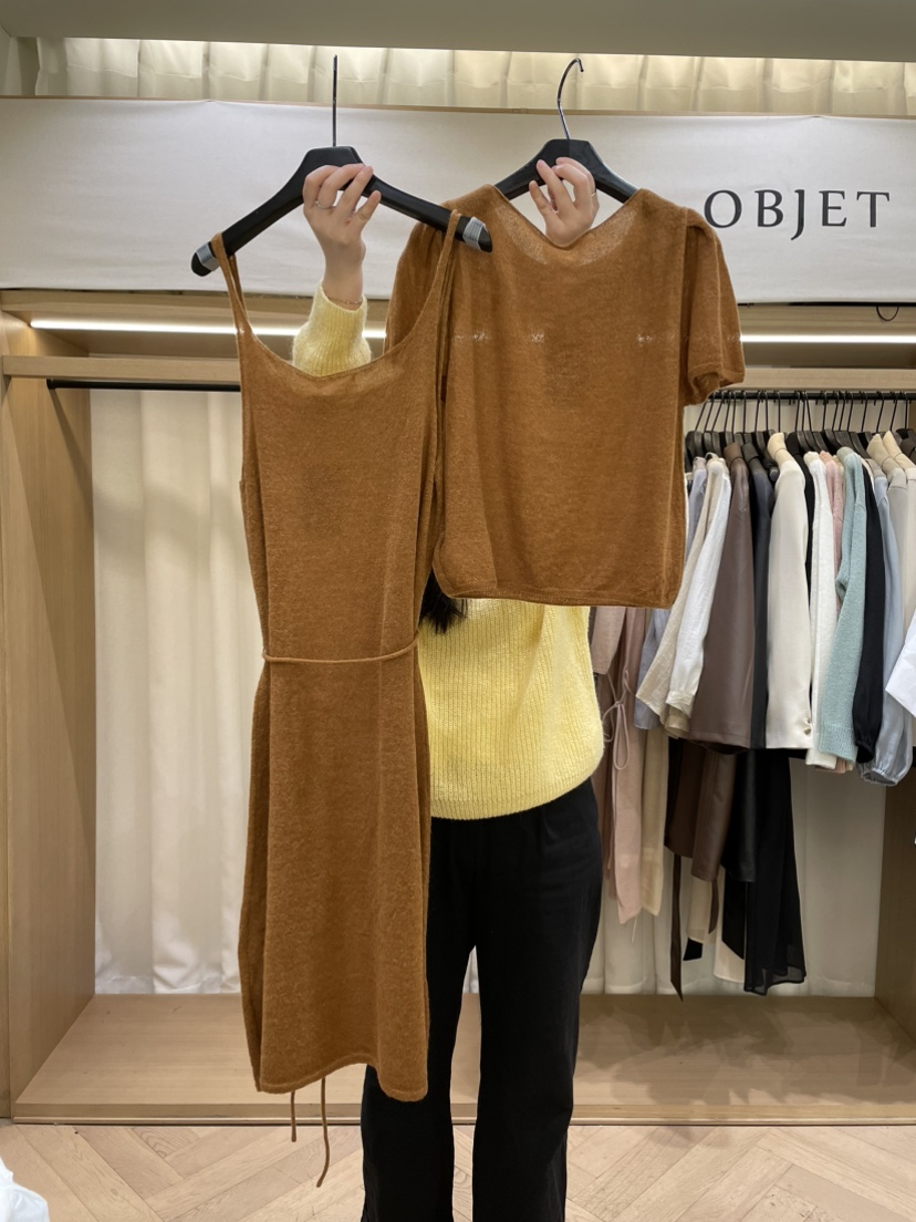 OBJET東大門實拍女士新款人氣時尚真品熱賣休閑推薦25春夏套裝love us u/OBJET套裝