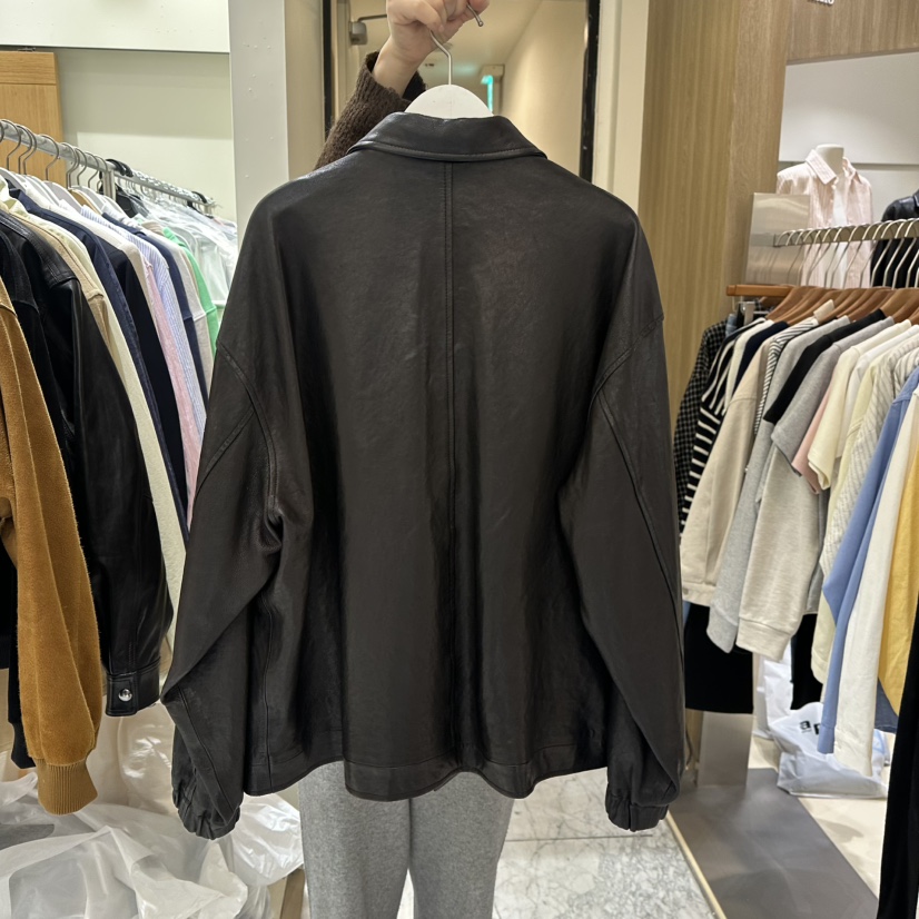 THE SIGNATURE韓國直郵東大門實拍女裝新品推薦25春夏皮衣皮革THE SIGNATURE皮衣