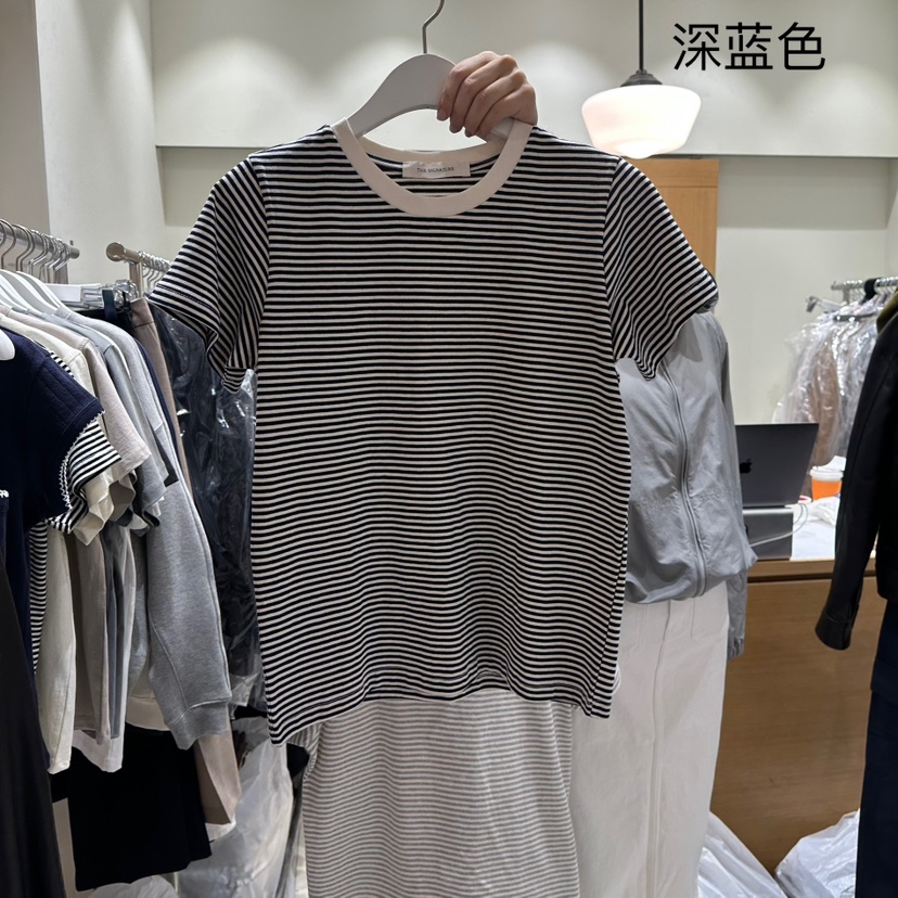 THE SIGNATURE韓國直郵東大門實拍女裝新款休閑25春夏熱賣T恤THE SIGNATURET恤