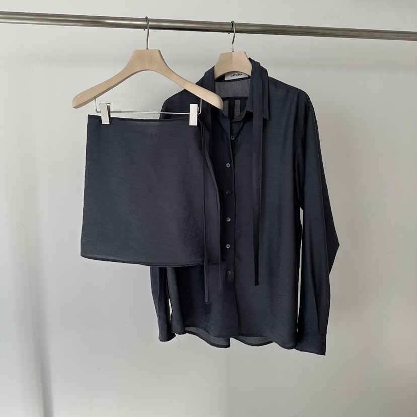 OATMEAL韓國直郵東大門實拍女裝新品職業時尚25春夏人氣套裝OATMEAL套裝圖色3