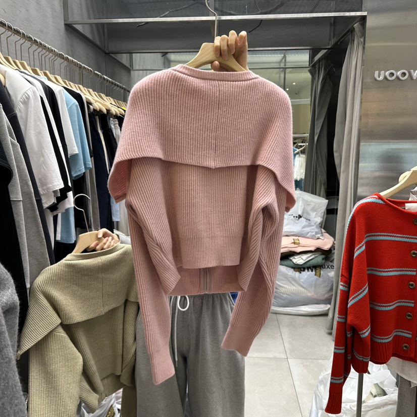 TOPQUEEN韓國代購女士新品熱賣人氣時尚推薦職業休閑針織衫UOOV針織衫