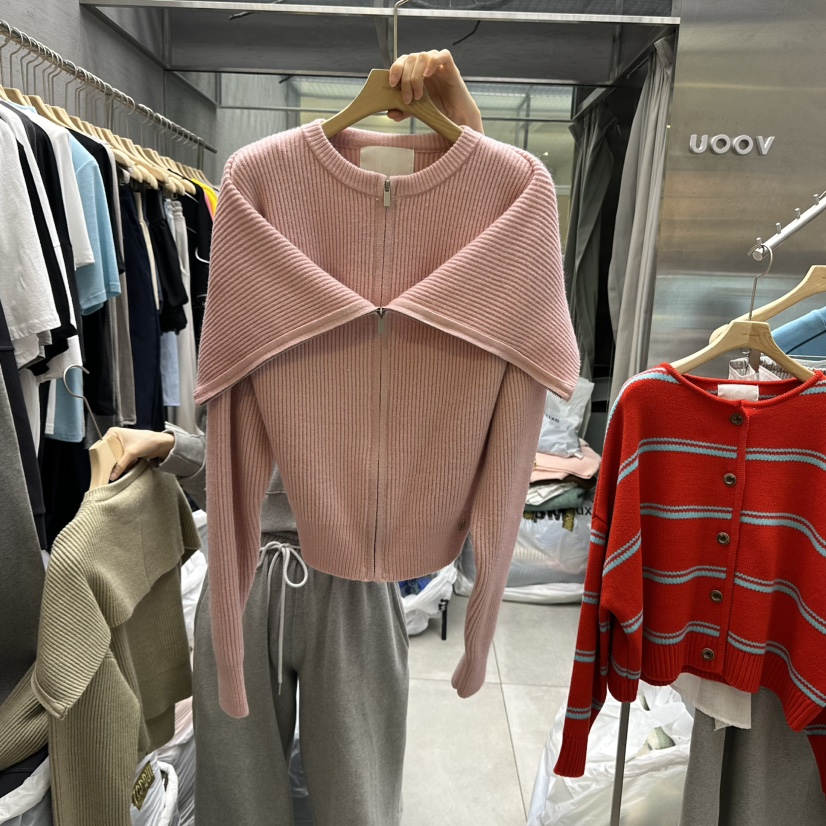 TOPQUEEN韓國代購女士新品熱賣人氣時尚推薦職業休閑針織衫UOOV針織衫圖色1