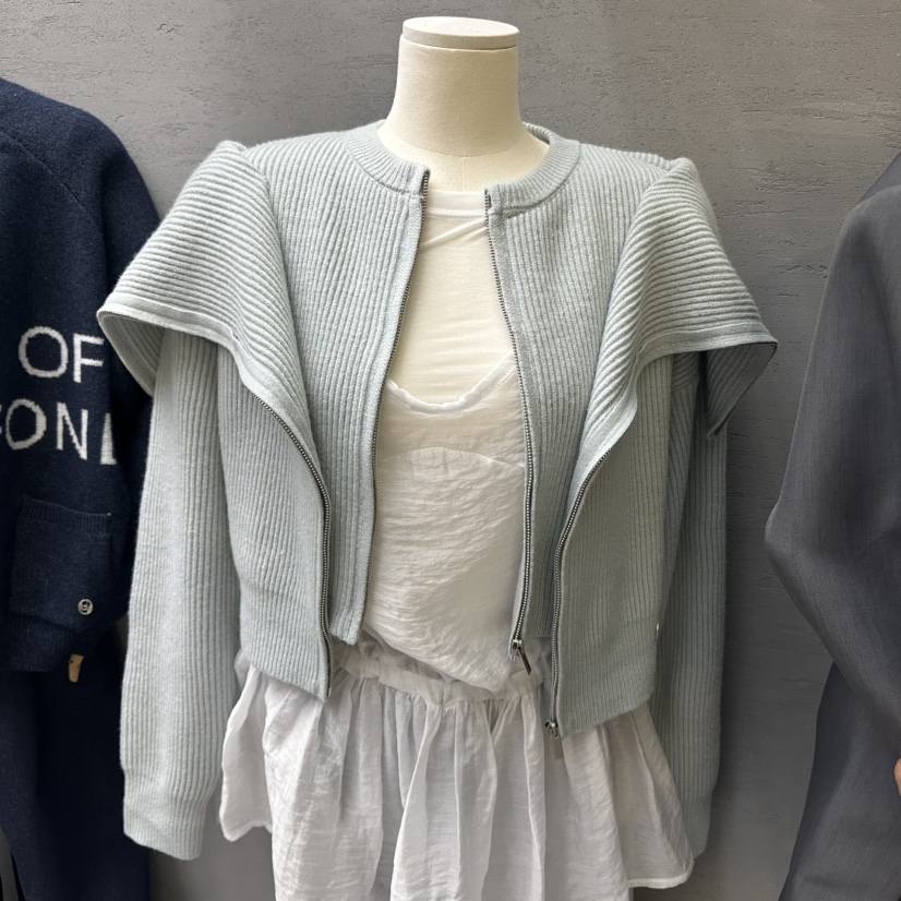 TOPQUEEN韓國代購女士新品熱賣人氣時尚推薦職業休閑針織衫UOOV針織衫圖色2