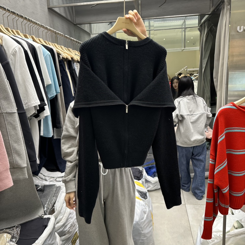 TOPQUEEN韓國代購女士新品熱賣人氣時尚推薦職業休閑針織衫UOOV針織衫圖色3