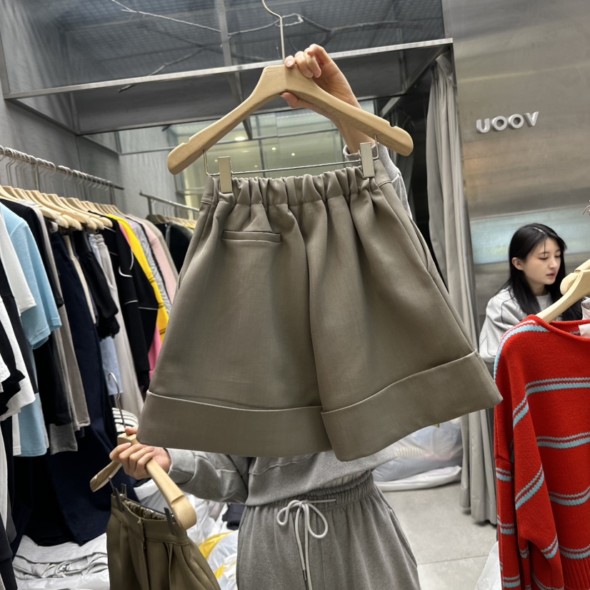 TOPQUEEN東大門直郵女士新品熱賣休閑時尚25春夏推薦真品短褲UOOV短褲