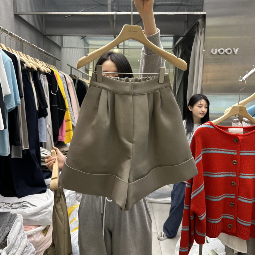 TOPQUEEN東大門直郵女士新品熱賣休閑時尚25春夏推薦真品短褲UOOV短褲
