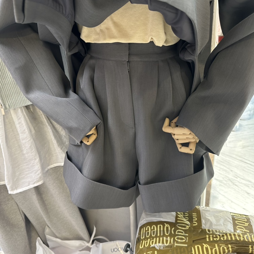TOPQUEEN東大門直郵女士新品熱賣休閑時尚25春夏推薦真品短褲UOOV短褲圖色2