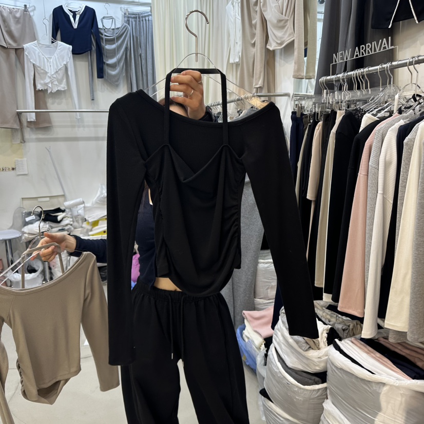 BILLION-L東大門代購女士新品人氣職業時尚推薦休閑長袖T恤BILLION-L長袖T恤圖色3