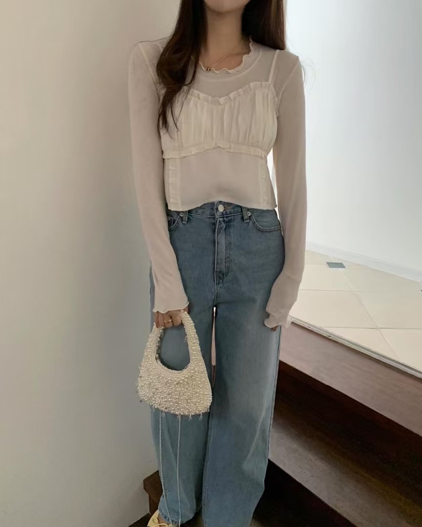 PYT-ot東大門代購女裝新款時尚真品熱賣推薦人氣25春夏吊帶背心pretty young thing吊帶/背心
