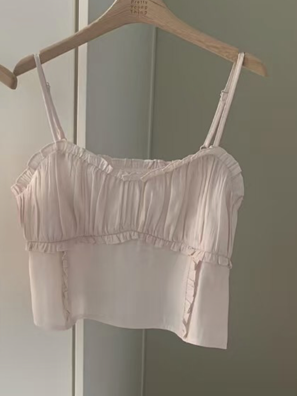 PYT-ot東大門代購女裝新款時尚真品熱賣推薦人氣25春夏吊帶背心pretty young thing吊帶/背心圖色2