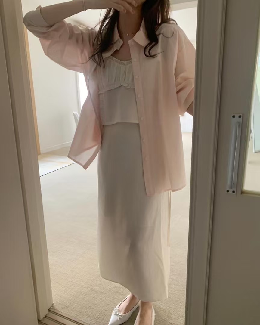PYT-ot東大門實拍女士新品推薦人氣真品休閑職業25春夏長裙pretty young thing長裙