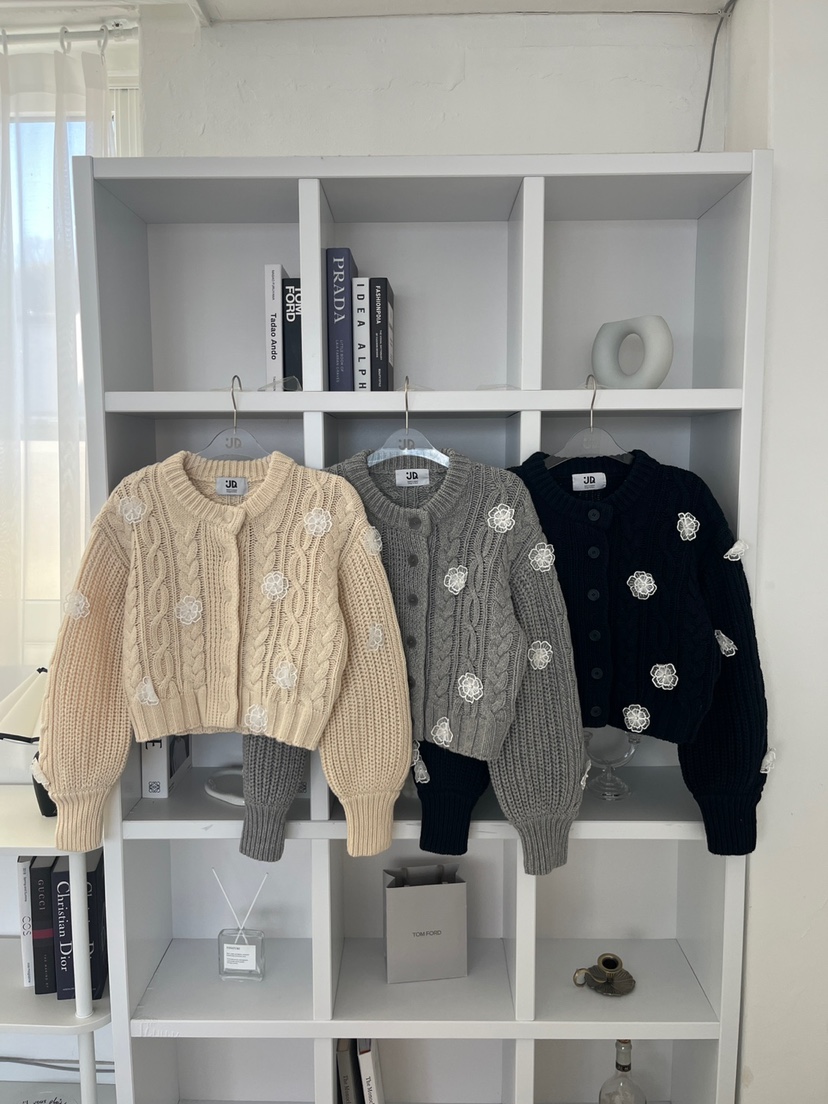 JUDYQUE韓國直郵女裝新款人氣熱賣25春夏休閑時尚針織衫開衫JUDYQUE針織衫