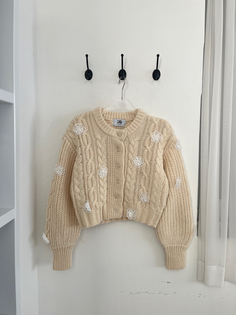 JUDYQUE韓國直郵女裝新款人氣熱賣25春夏休閑時尚針織衫開衫JUDYQUE針織衫圖色1