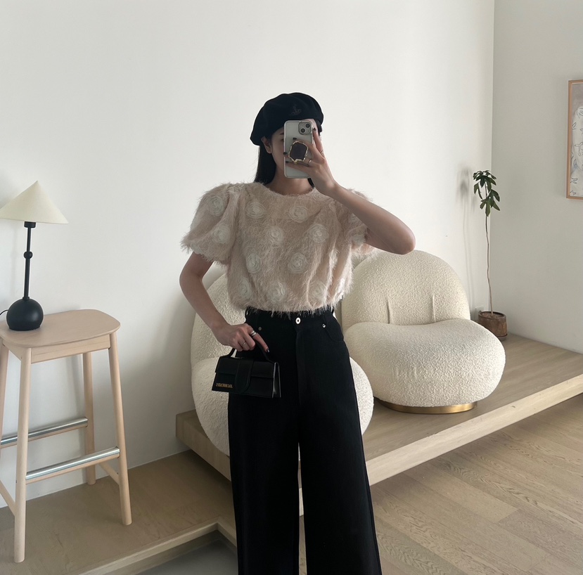 AMUSE SEOUL韓國直郵女裝新品休閑熱賣推薦25春夏襯衫蕾絲衫AMUSE SEOUL襯衫/蕾絲衫