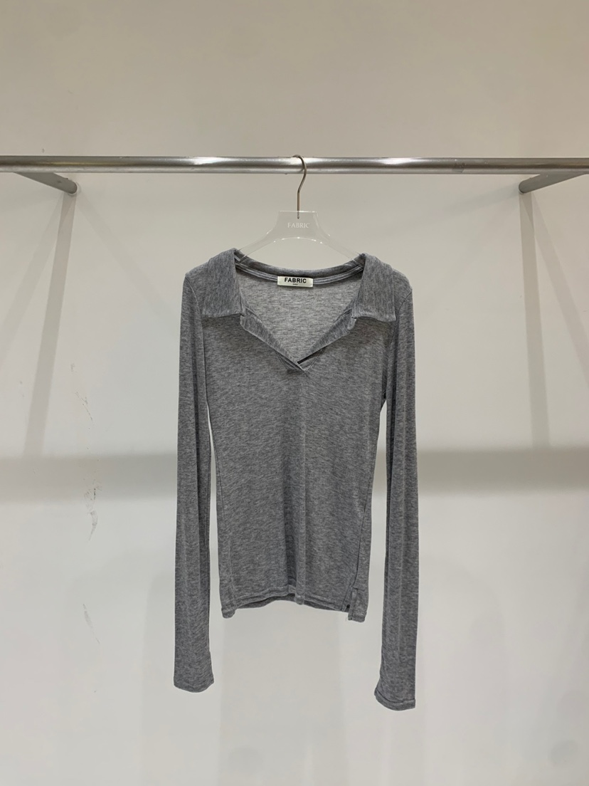 FABRIC東大門代購女裝新品時尚真品人氣休閑熱賣推薦長袖T恤FABRIC長袖T恤圖色3